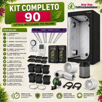 KIT COMPLETO 90 - GROW BOX 90x90x180cm STARTER - NEW