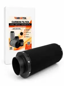 Filtro a Carboni Attivi Airontek Ø150 × 400 mm – 440/500 m³/h