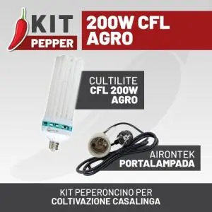 KIT PEPPER 200W CFL AGRO