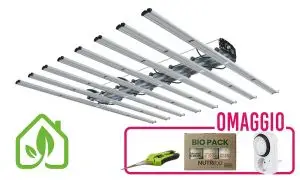 CULTILITE - LED PRO 1000W FULL SPECTRUM - 8 BARRE - CON DIODI SAMSUNG LM301H + OSRAM + OMAGGI
