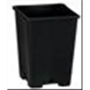 VASO QUADRATO IN PLASTICA 10X10X17 - 1.4L