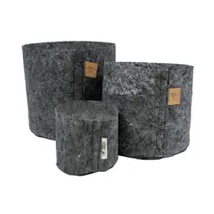 ROOT POUCH - VASO IN TESSUTO CHARCOAL - 12L