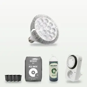 Kit Coltivazione Erbe Aromatiche in Casa - 6 piante - LED Cultilite 15W