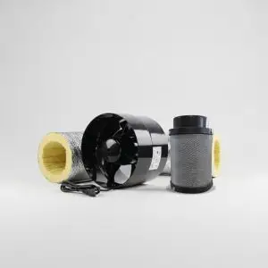 Kit Aspirazione Antiodore - Ø125 mm - 243 m3/h - per box fino a 120x120