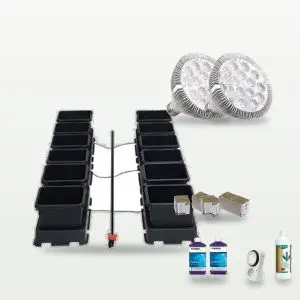 Kit Idroponico Completo per Insalata e Lattuga - 12 piante - LED Cultilite 15W