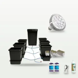 Kit Idroponico Completo per Insalata e Lattuga - 6 piante - LED Cultilite 15W