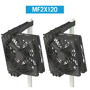 Ventole Monkey Fan 2x120mm 24V - Secret Jardin