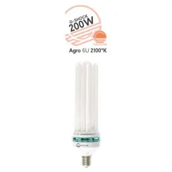CULTILITE - G-SHOCK 200W AGRO - LAMPADA CFL BASSO CONSUMO - 2100°K