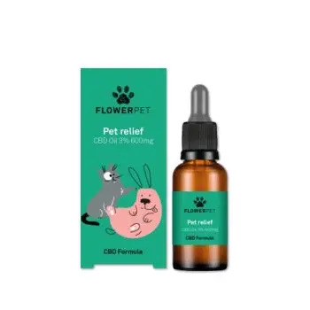 FLOWER FARM - PET RELIEF 3% CBD OILM 600 MG - 20 ML