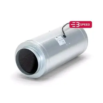  ISO-MAX - ASPIRATORE SILENZIATO CAN-FILTERS Ø 200 - TRE VELOCITÀ - 870 MC/H