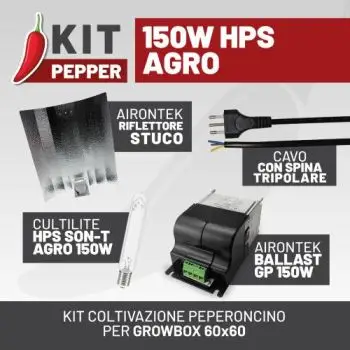 KIT PEPPER 150W HPS AGRO
