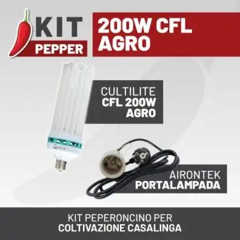 KIT PEPPER 200W CFL AGRO