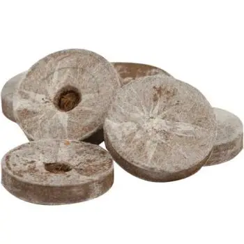 JIFFY - DISCHETTI DI COCCO X GERMINAZIONE Ø 4,5 CM * H 4.2 CM - RETINA IN PLA