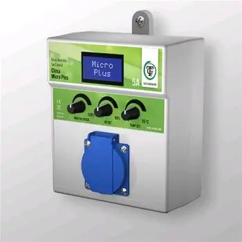 TECHGROW - CLIMA MICRO PLUS 5A (TEMP-RH) - (SENSORE NON INCLUSO)