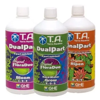 TERRA AQUATICA (GHE) - STARTER KIT DUALPART HARD WATER - 3X500ML