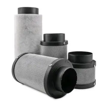 AIRONTEK - FILTRO ODORI  MADE IN ITALY -  (/) 125 - 360MM - 425 M3/H 