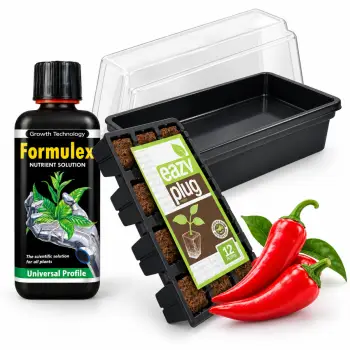 Kit Peperoncino (Miniserra + 12 Cubi + Fertilizzante) + OMAGGIO!