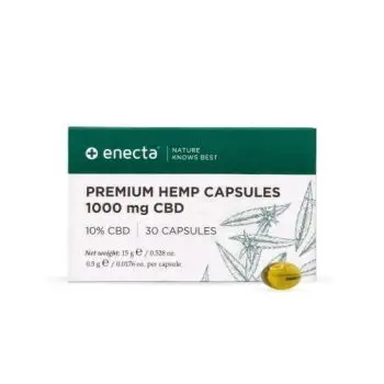 ENECTA - PREMIUM HEMP 1000MG CBD - 30 CAPSULE