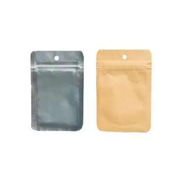 QNUBU - ZIP BAGS - BUSTA DOYPACK KRAFT 7,5x11cm - 50PZ 1GR 