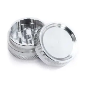 Grinder Argentato di Metallo Ø40MM - 2 parti
