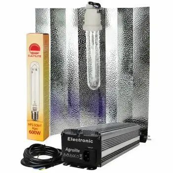 Kit Luce Elettronico Cultilite SON-T AGRO 600W con Alimentatore Airontek Dimmerabile