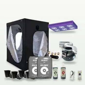 Kit Coltivazione Indoor in Terra - 10 piante - Box 120x120x200 - LED Cultilite 540W
