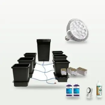 Kit Idroponico Completo per Insalata e Lattuga - 6 piante - LED Cultilite 15W