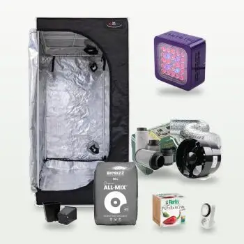 Kit Coltivazione Peperoncino Indoor - 1 pianta - Box 40x40x120 - LED Cultilite 75W
