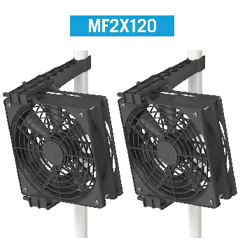 Ventole Monkey Fan 2x120mm 24V - Secret Jardin