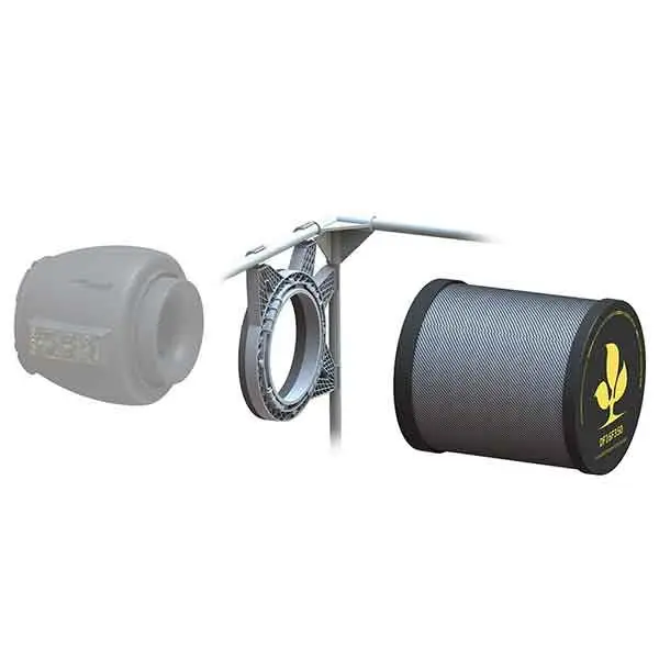 Vhbw 2x Filtri A Carboni Attivi Per Cappa Aspirante AEG DUB 1610 W, DUB16 30M, DUB 1611 M, DUB 1620 M, DUB 1630 M - Sostituisce EHFC48, Typ 48, Diametro 23.3 Cm