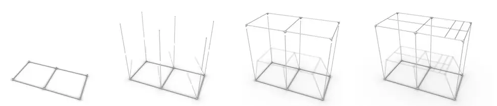 Struttura metallica grow box