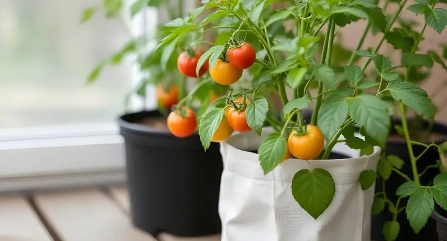 vasi per coltivare pomodori