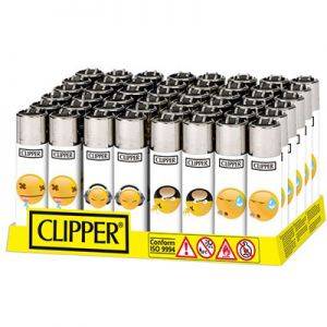 Clipper - Accendino Ricaricabile con Emoticons