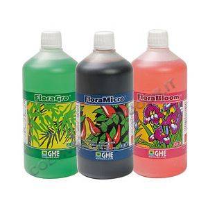 Ghe Tripart Flora Pack 3X 1L (Micro+Grow+Bloom)