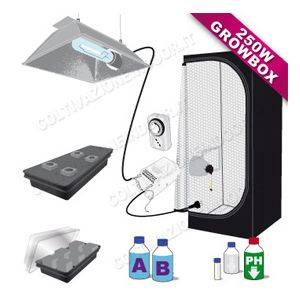 Kit Idroponica 250W + Grow Box Indoor. Max 3 piante