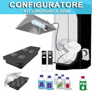 Configuratore Kit Idroponica  ( Max 3/4 piante - 80x80cm)