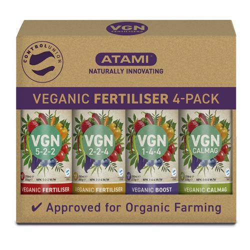 Kit Atami VGN - Fertilizzanti Vegani 4x250ml