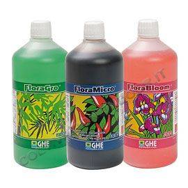 Ghe Tripart Flora Pack 3X 1L (Micro+Grow+Bloom)