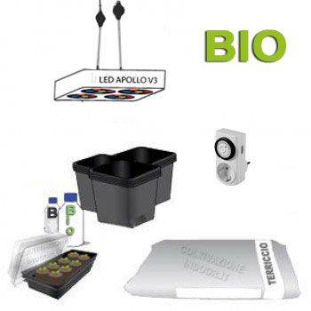 Kit Coltivazione Indoor BIO LED 150W - 2 Piante Alta Resa