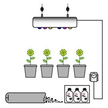 Herb Booster - Lampada a Led per Piante in Cucina