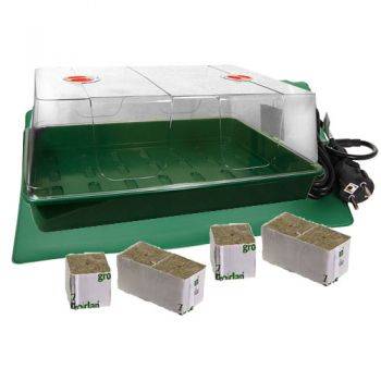 MaxiSerra Riscaldata Rigida Ventilata 58x40x23cm  + Cubi Grodan OMAGGIO!