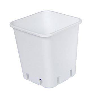 Vaso Quadro Bianco 17.5X17.5X25CM - 6.5L