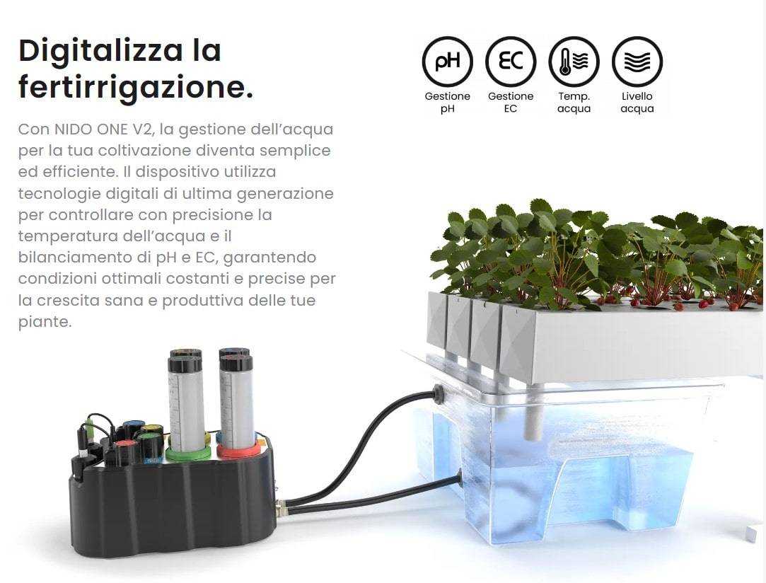 Nido digitalizza la fertirrigazione