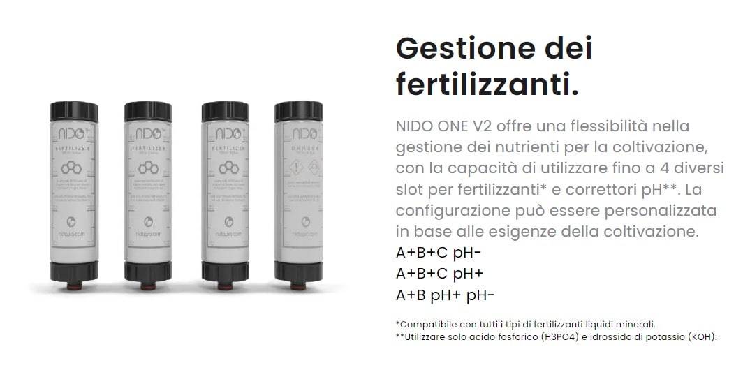Nido controllo fertilizzanti
