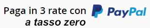 Paga in 3 rate con Paypal